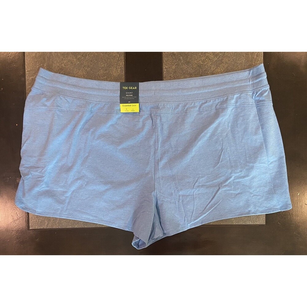 Women's Tek Gear Mid Rise Multipurpose Workout Gear Shorts Sz 4X NWT - Picture 2 of 2